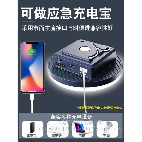 露營燈超長續航超亮野營帳篷營地停電應急天幕主燈戶外充電照明燈