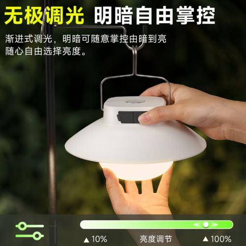 戶外露營燈超長續航充電應急照明燈超亮擺地攤野營天幕掛式帳篷燈