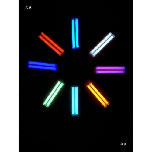玻璃夜光琯 指尖陀螺 夜光棒 類似氚氣琯 吊墜 EDC夜光琯3*22.5mm
