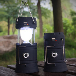 露營燈太陽能馬燈帳篷手提充電家用戶外探照燈多功能野營照明