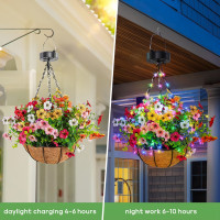 Powered Hanging Lights with Auto On Off Sensor Solar