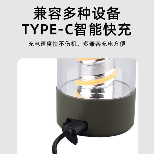 爆款多功能LED照明氛圍燈藍牙音箱夜燈便捷式三角支架露營燈