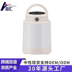 戶外多功能太陽能露營燈分離式雙燈設計七彩野營燈