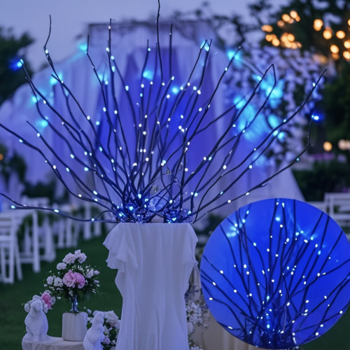 LED Lighted Twig Decorative Lamp, Battery Powered Lighted