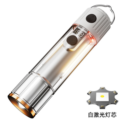 新款多功能戶外照明手電筒手提帳篷燈充電多光源帶露營燈
