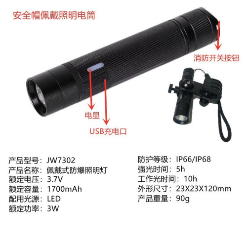 消防救援頭戴式手電筒戶外照明可充電探照燈多用途LED照明燈 消防救援頭戴式手電筒戶外照明可充電探照燈多用途LED照明燈