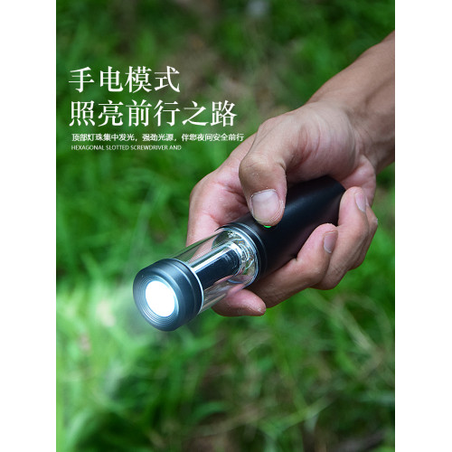 戶外露營燈照明燈氛圍燈可攜式野外營地燈多功能磁吸帳篷燈手電筒
