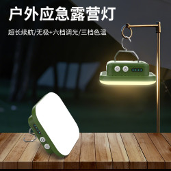 超亮充電燈露營燈帳篷燈戶外夜市燈泡掛燈應急磁鐵野營照明燈