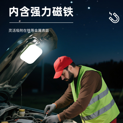 超亮充電燈露營燈帳篷燈戶外夜市燈泡掛燈應急磁鐵野營照明燈