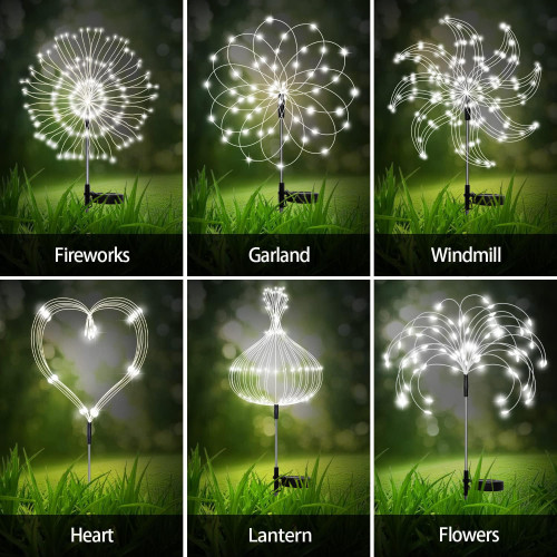 Solar Powered Outdoor Garden LED Lights, Christmas