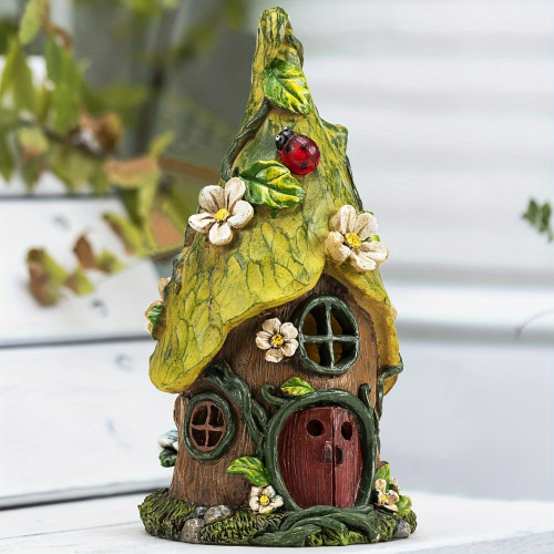 11Inch Outdoor Garden Statues, Mushroom House Decor, Gnome