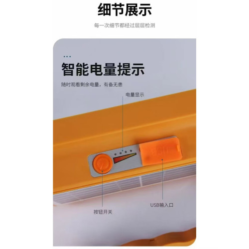太陽能戶外照明燈夜市擺攤燈停電應急露營燈192珠強光野營可攜式