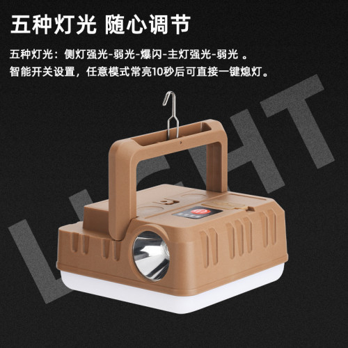 新款USB充電燈泡戶外LED帳篷燈移動夜市燈地攤燈停電應急野營燈
