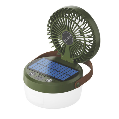 太陽能露營燈照明風扇燈多功能戶外超強續航可充電野營帳篷應急燈