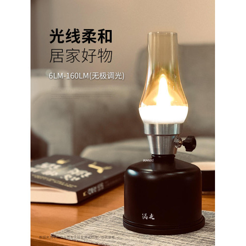山力士led復古燈 可充電移動照明燈氛圍燈家用露營燈帳篷燈營地燈