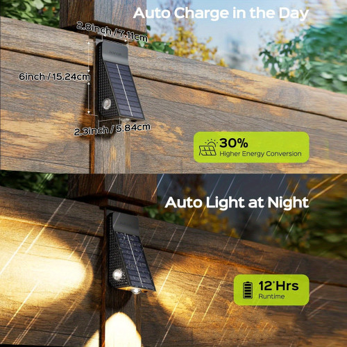 4/8/12PCS Solar WAll Lights, Novelty Patio Fence Lights, 3 4/8/12PCS Solar WAll Lights, Novelty Patio Fence Lights, 3