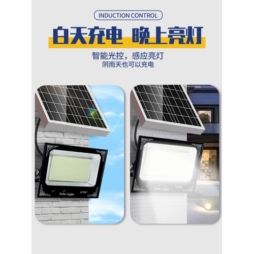 太陽能戶外燈2025新款路燈農村家用庭院燈超亮室外防水院子照明燈