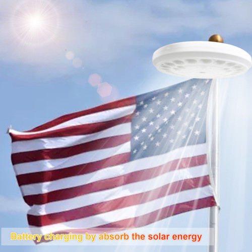 2026新款超亮太陽能旗桿燈寬覆蓋