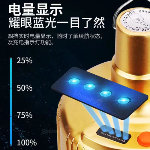 工地用施工照明燈超亮充電戶外防水夜市擺攤家用停電應急無線