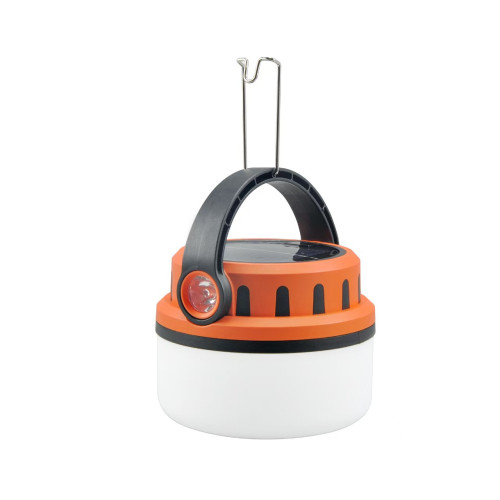 太陽能露營燈戶外充電野營燈LED球泡燈家用應急夜市長續航地攤燈