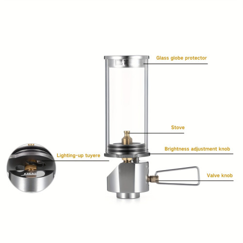 R 74723 Portable Butane Camping Lamp 可攜式丁烷氣燈專
