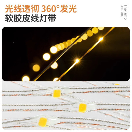 戶外氛圍露營燈帳篷應急氛圍燈照明燈可攜式卷尺燈防水收納野營燈串