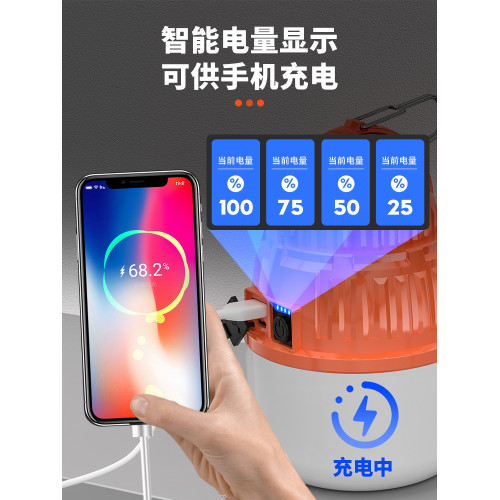 露營燈太陽能戶外超長續航充電掛燈照明停電應急燈擺攤家用夜市