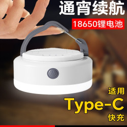 可攜式露營充電帳篷燈戶外照明燈泡超長續航掛燈應急超亮野營燈
