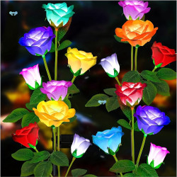 Solar Garden Lights Latest Version Outdoor Solar Lights, 7