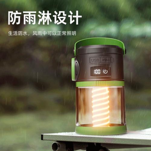 露營燈太陽能野營馬燈照明應急燈停電戶外燈超長續航帳篷充電掛燈