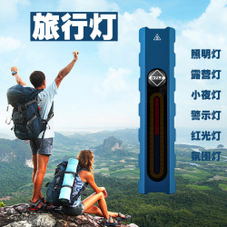 旅行燈登山徒步旅遊騎行小夜燈警示燈後後背包燈旅行燈露營燈頭燈