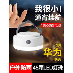 溫唯可攜式露營充電帳篷燈戶外照明燈泡超長續航掛燈應急超亮野