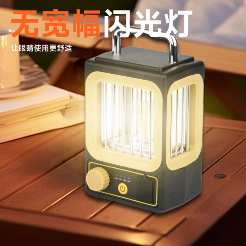 新款TYPE-C充電手提加厚復古露營氛圍燈 LED多功能戶外野營燈