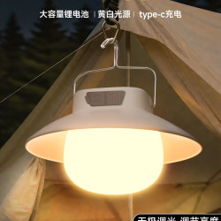 戶外露營燈超長續航充電應急照明燈超亮擺地攤野營天幕掛式帳篷燈