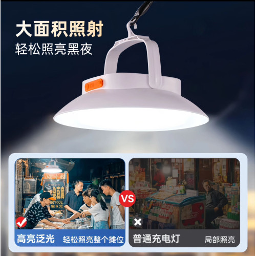 太陽能露營燈超亮led充電燈長續航擺攤照明燈戶外帳篷燈防雨掛燈