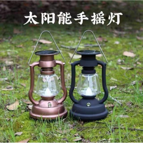 戶外露營燈LED野營燈馬燈氛圍燈營地燈手搖照明燈煤油燈可攜式燈