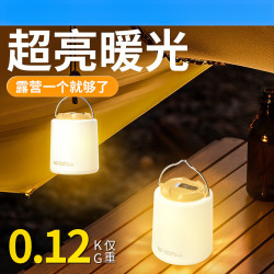 戶外露營燈超亮長續航應急照明野營掛燈支架可攜式帳篷充電氛圍提燈