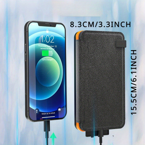 20000mAh Portable Solar Power Bank with 4 High Performance