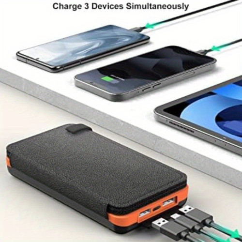 20000mAh Portable Solar Power Bank with 4 High Performance