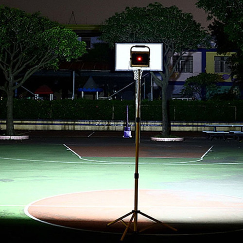 手提led充電投光燈戶外防水超亮強光家用應急照明可攜式工地