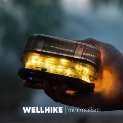 戶外露營星星串燈擺攤露營燈天幕帳篷氛圍卷尺燈可攜式收納警示串燈