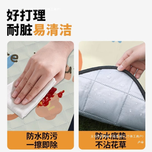 野餐墊防潮墊戶外地墊可攜式戶外露營野炊防水春遊帳篷草坪加厚坐墊