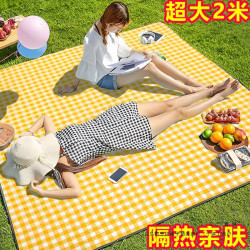 野餐墊防潮墊地墊墊子可攜式春遊露營公園防水草坪草地地毯加厚戶外
