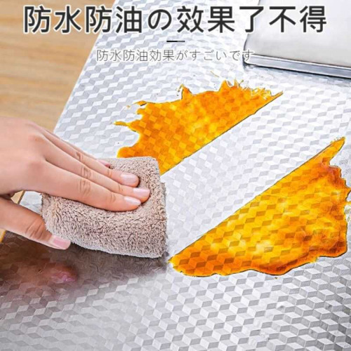 廚房防油貼紙防火耐高溫櫥防水防潮自粘牆紙錫紙加厚鋁箔紙