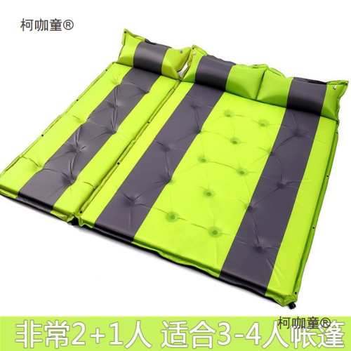 睡墊夏季防潮自動充氣野餐墊加厚防潮墊子3-4人5cm厚野外露麥太保