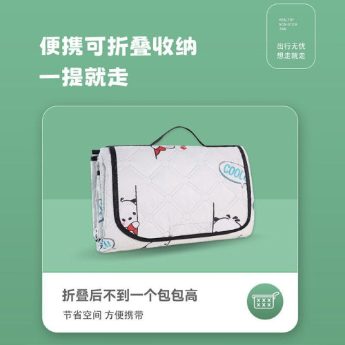 野餐防潮墊加厚露營防潮沙灘野炊春遊草坪坐墊超音波戶外防水