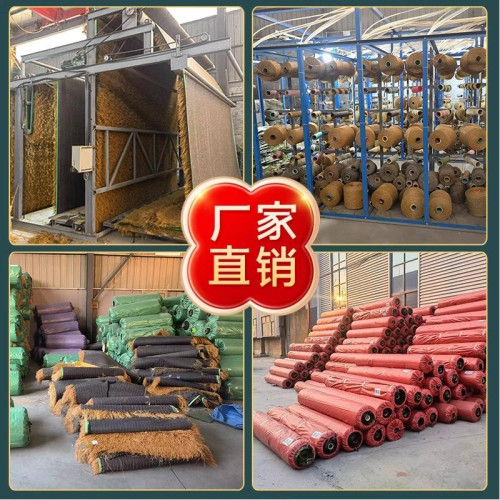 茅草人造假草坪屋頂稻草景區涼亭屋頂隔熱戶外地毯式人造毛草