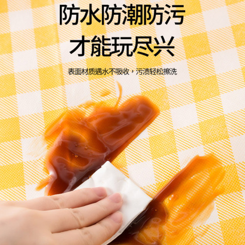 野餐墊防潮墊加厚戶外野炊野營沙灘帳篷地墊防水草坪墊子可攜式郊遊