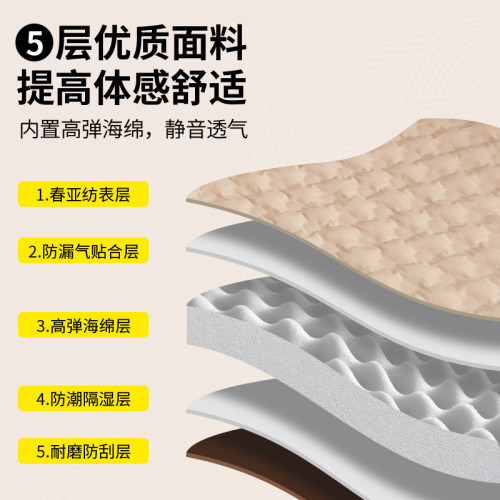 蛋巢自動充氣墊戶外波點氣墊床露營地墊野餐墊野營可攜式露營