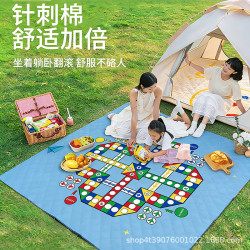 野餐墊野營草坪公園地墊帳篷防潮墊戶外露營毯加可攜式收納墊